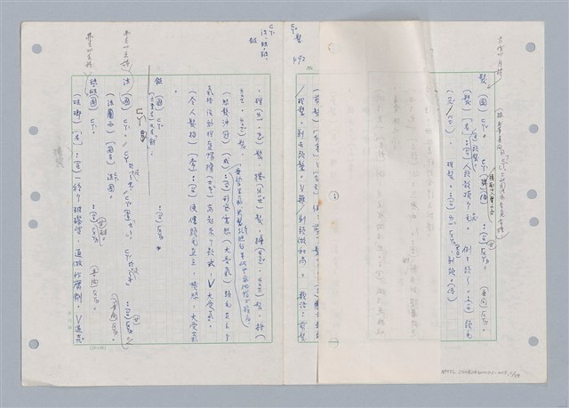 主要名稱：國台對照活用辭典印製手稿/副題名：ㄈㄚ~ㄈㄨˋ圖檔，第12張，共123張