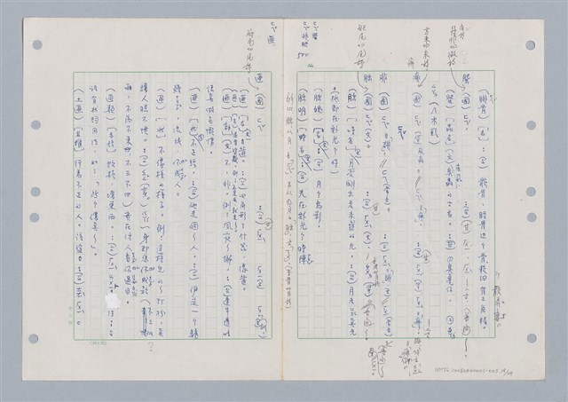 主要名稱：國台對照活用辭典印製手稿/副題名：ㄈㄚ~ㄈㄨˋ圖檔，第22張，共123張