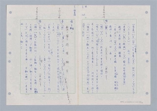 主要名稱：國台對照活用辭典印製手稿/副題名：ㄈㄚ~ㄈㄨˋ圖檔，第30張，共123張