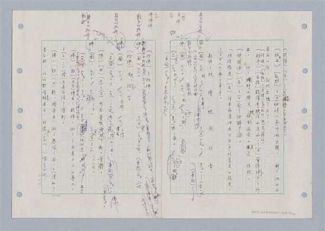 主要名稱：國台對照活用辭典印製手稿/副題名：ㄈㄚ~ㄈㄨˋ圖檔，第94張，共123張