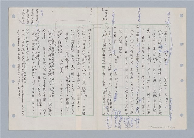 主要名稱：國台對照活用辭典印製手稿/副題名：ㄉㄚ~‧ㄉㄥ圖檔，第27張，共117張