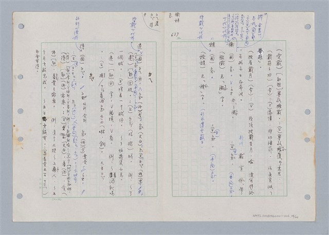 主要名稱：國台對照活用辭典印製手稿/副題名：ㄉㄚ~‧ㄉㄥ圖檔，第41張，共117張