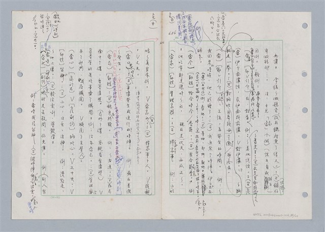 主要名稱：國台對照活用辭典印製手稿/副題名：ㄉㄚ~‧ㄉㄥ圖檔，第98張，共117張