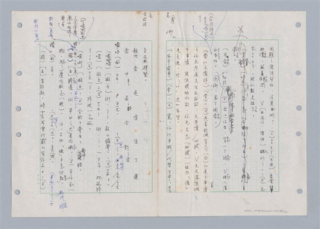 主要名稱：國台對照活用辭典印製手稿/副題名：ㄉㄚ~‧ㄉㄥ圖檔，第99張，共117張