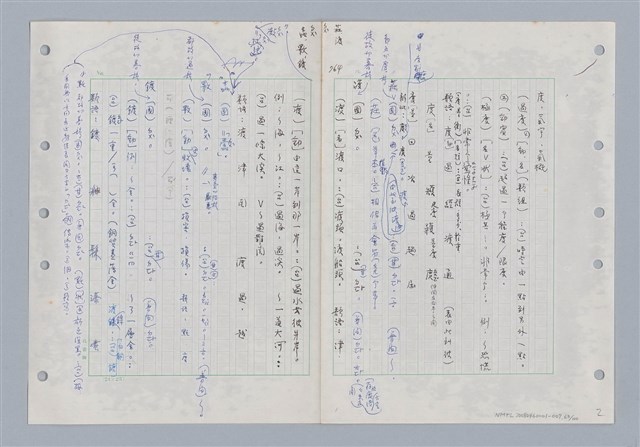 主要名稱：國台對照活用辭典印製手稿/副題名：ㄉ一~ㄉㄨㄥˋ圖檔，第63張，共102張