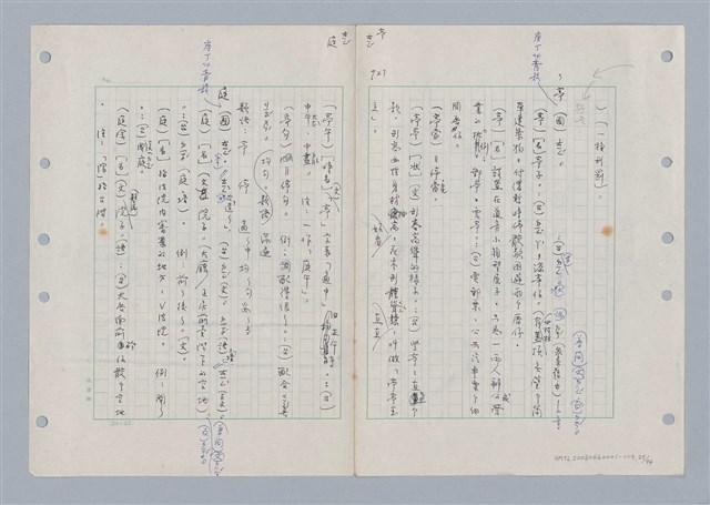 主要名稱：國台對照活用辭典印製手稿/副題名：ㄊ一ˋ~ㄊㄨㄥˋ圖檔，第34張，共105張