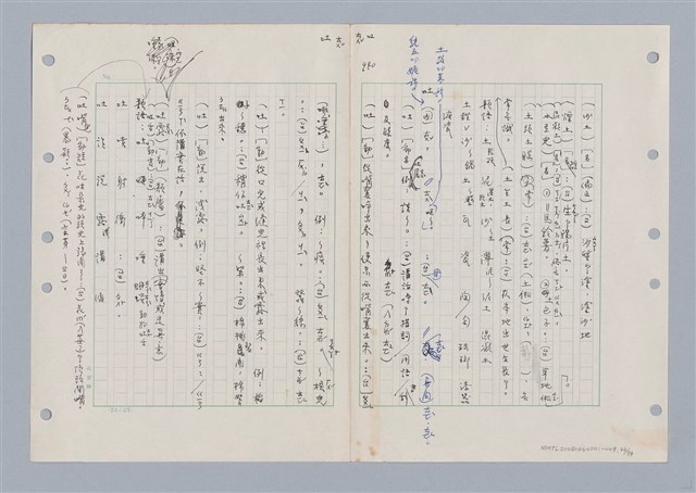 主要名稱：國台對照活用辭典印製手稿/副題名：ㄊ一ˋ~ㄊㄨㄥˋ圖檔，第53張，共105張