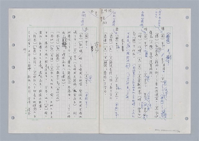 主要名稱：國台對照活用辭典印製手稿/副題名：ㄊ一ˋ~ㄊㄨㄥˋ圖檔，第80張，共105張