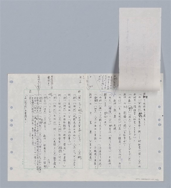 主要名稱：國台對照活用辭典印製手稿/副題名：ㄋㄚ~ㄋ一ˋ圖檔，第24張，共67張