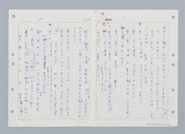 主要名稱：國台對照活用辭典印製手稿/副題名：ㄓ~ㄓㄢˇ圖檔，第25張，共162張