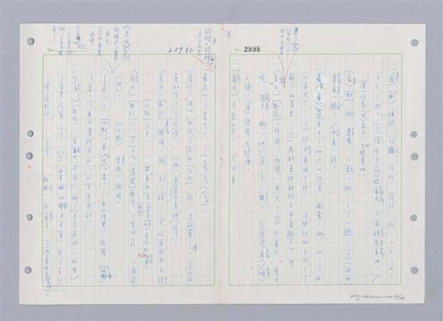 主要名稱：國台對照活用辭典印製手稿/副題名：ㄓ~ㄓㄢˇ圖檔，第117張，共162張