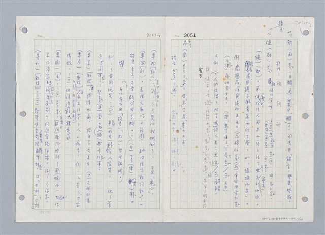 主要名稱：國台對照活用辭典印製手稿/副題名：ㄓㄨㄟˋ~ㄔㄥˊ圖檔，第2張，共153張