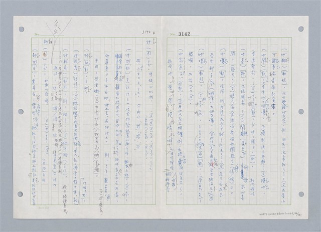 主要名稱：國台對照活用辭典印製手稿/副題名：ㄓㄨㄟˋ~ㄔㄥˊ圖檔，第95張，共153張