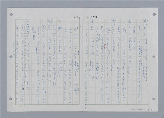 主要名稱：國台對照活用辭典印製手稿/副題名：ㄔㄥˊ~ㄕ圖檔，第61張，共112張