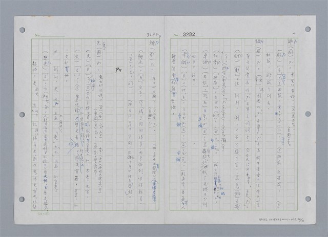 主要名稱：國台對照活用辭典印製手稿/副題名：ㄔㄥˊ~ㄕ圖檔，第85張，共112張