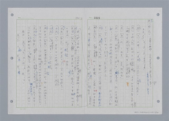 主要名稱：國台對照活用辭典印製手稿/副題名：˙ㄕ~ㄕㄥˋ圖檔，第13張，共137張