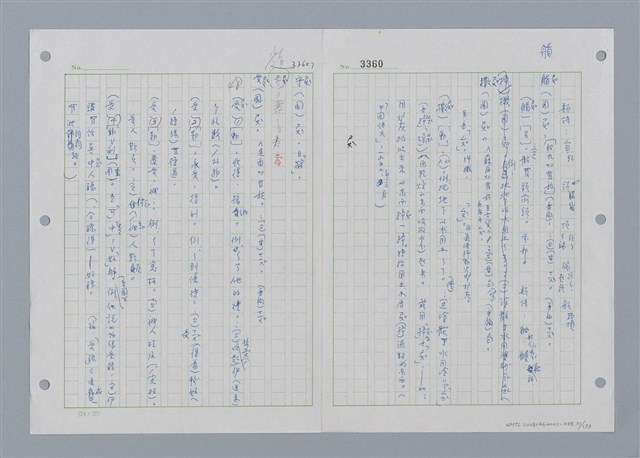 主要名稱：國台對照活用辭典印製手稿/副題名：˙ㄕ~ㄕㄥˋ圖檔，第54張，共137張