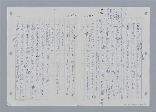 主要名稱：國台對照活用辭典印製手稿/副題名：˙ㄕ~ㄕㄥˋ圖檔，第59張，共137張