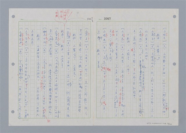 主要名稱：國台對照活用辭典印製手稿/副題名：˙ㄕ~ㄕㄥˋ圖檔，第62張，共137張