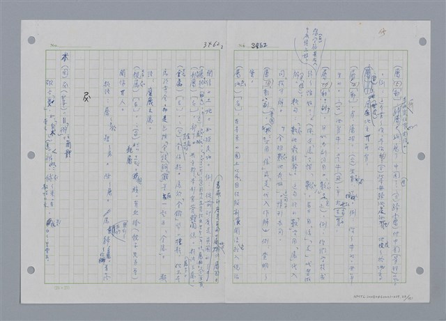 主要名稱：國台對照活用辭典印製手稿/副題名：ㄕㄥˋ~ㄖㄨㄥ圖檔，第24張，共156張