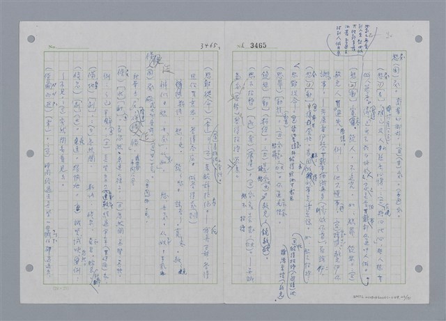 主要名稱：國台對照活用辭典印製手稿/副題名：ㄕㄥˋ~ㄖㄨㄥ圖檔，第27張，共156張