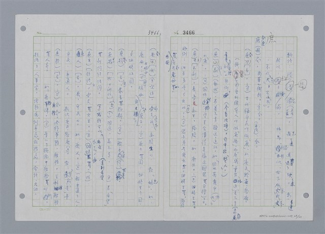 主要名稱：國台對照活用辭典印製手稿/副題名：ㄕㄥˋ~ㄖㄨㄥ圖檔，第28張，共156張