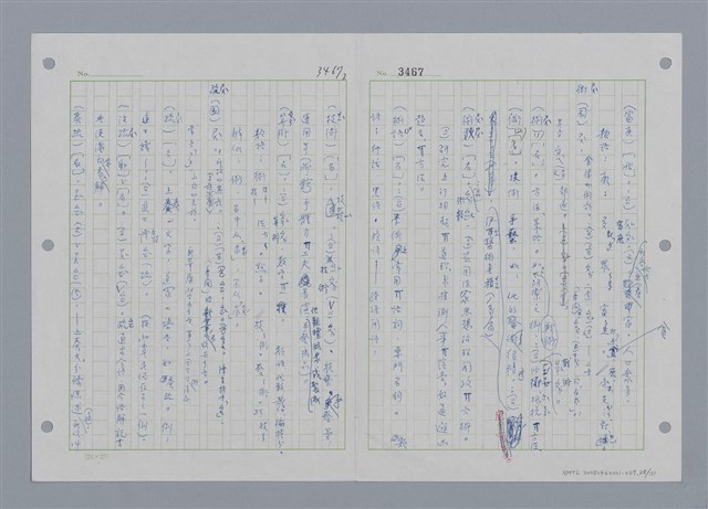 主要名稱：國台對照活用辭典印製手稿/副題名：ㄕㄥˋ~ㄖㄨㄥ圖檔，第29張，共156張