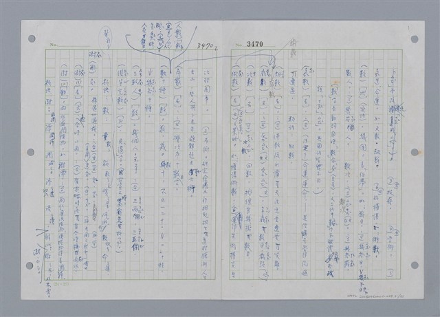 主要名稱：國台對照活用辭典印製手稿/副題名：ㄕㄥˋ~ㄖㄨㄥ圖檔，第32張，共156張