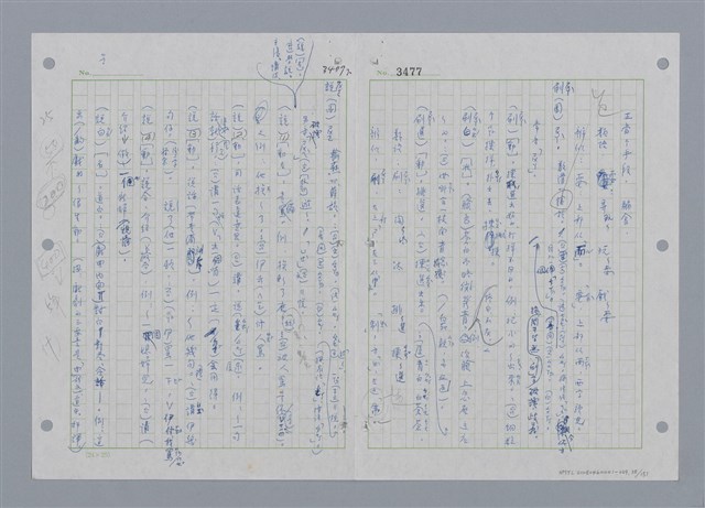 主要名稱：國台對照活用辭典印製手稿/副題名：ㄕㄥˋ~ㄖㄨㄥ圖檔，第41張，共156張