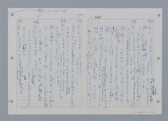 主要名稱：國台對照活用辭典印製手稿/副題名：ㄕㄥˋ~ㄖㄨㄥ圖檔，第46張，共156張