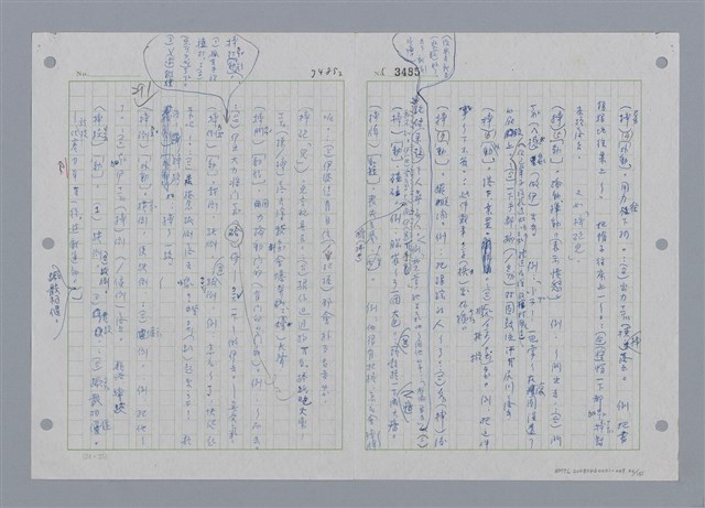 主要名稱：國台對照活用辭典印製手稿/副題名：ㄕㄥˋ~ㄖㄨㄥ圖檔，第49張，共156張