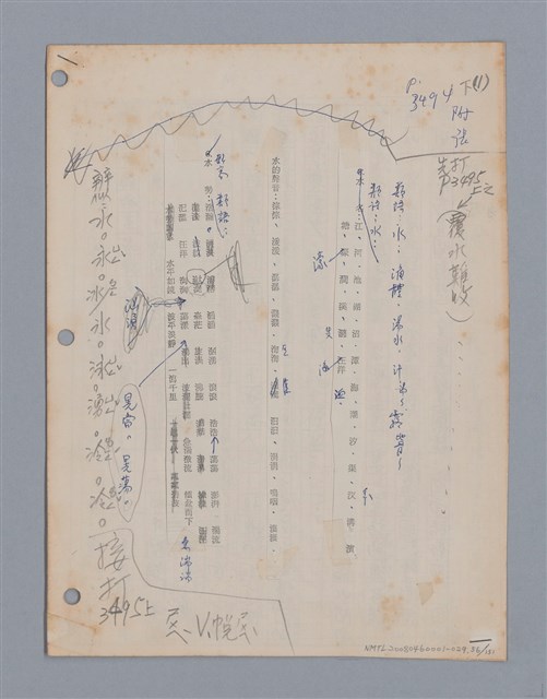 主要名稱：國台對照活用辭典印製手稿/副題名：ㄕㄥˋ~ㄖㄨㄥ圖檔，第59張，共156張