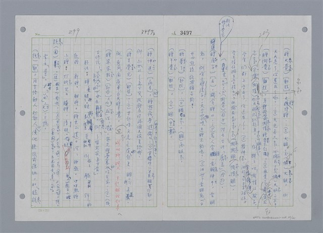 主要名稱：國台對照活用辭典印製手稿/副題名：ㄕㄥˋ~ㄖㄨㄥ圖檔，第62張，共156張