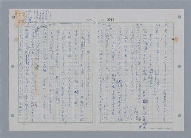 主要名稱：國台對照活用辭典印製手稿/副題名：ㄕㄥˋ~ㄖㄨㄥ圖檔，第78張，共156張