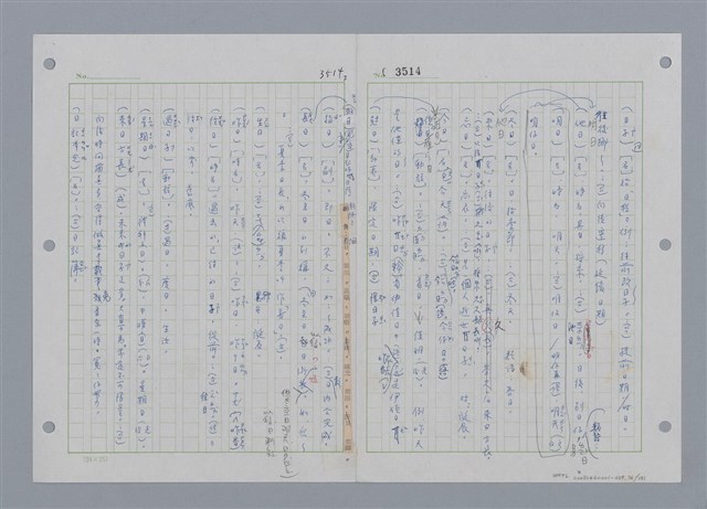 主要名稱：國台對照活用辭典印製手稿/副題名：ㄕㄥˋ~ㄖㄨㄥ圖檔，第80張，共156張