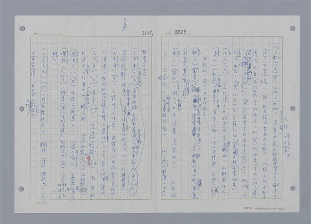 主要名稱：國台對照活用辭典印製手稿/副題名：ㄕㄥˋ~ㄖㄨㄥ圖檔，第105張，共156張