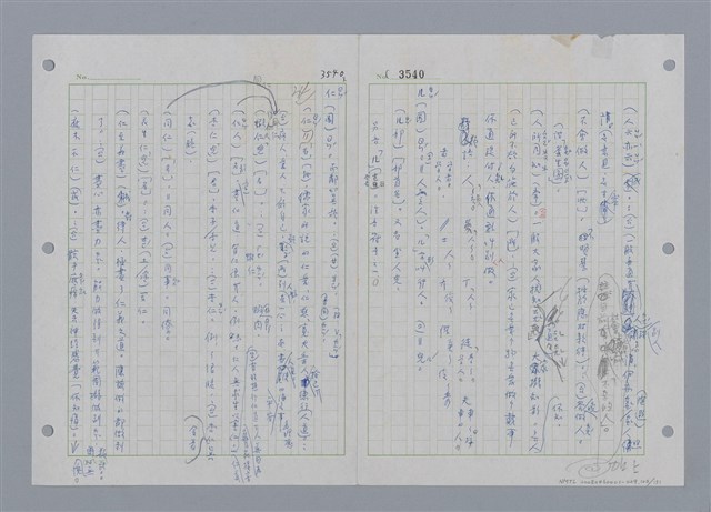 主要名稱：國台對照活用辭典印製手稿/副題名：ㄕㄥˋ~ㄖㄨㄥ圖檔，第106張，共156張