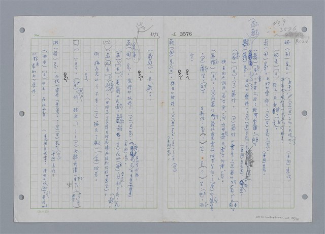 主要名稱：國台對照活用辭典印製手稿/副題名：ㄕㄥˋ~ㄖㄨㄥ圖檔，第142張，共156張