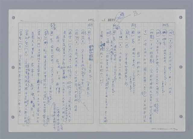 主要名稱：國台對照活用辭典印製手稿/副題名：ㄕㄥˋ~ㄖㄨㄥ圖檔，第143張，共156張