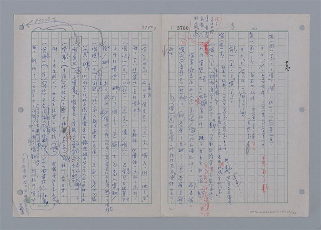 主要名稱：國台對照活用辭典印製手稿/副題名：ㄖㄨㄥˊ~ㄗㄨㄥˇ圖檔，第113張，共133張