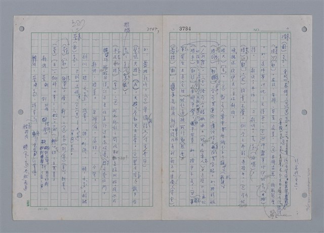 主要名稱：國台對照活用辭典印製手稿/副題名：ㄗㄨㄥˋ~ㄘㄨㄥ圖檔，第68張，共84張