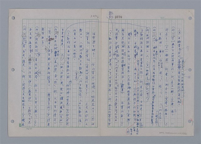 主要名稱：國台對照活用辭典印製手稿/副題名：ㄘㄨㄥ~ㄜˊ圖檔，第81張，共122張
