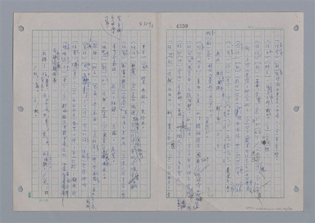 主要名稱：國台對照活用辭典印製手稿/副題名：ㄨ~ㄨㄥˋ圖檔，第122張，共132張