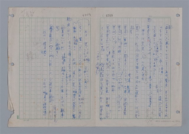 主要名稱：國台對照活用辭典印製手稿/副題名：ㄨ~ㄨㄥˋ圖檔，第131張，共132張