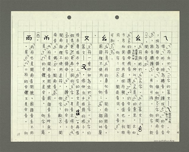 主要名稱：綜合閩南方言基本字典 緒言（影本）圖檔，第27張，共103張
