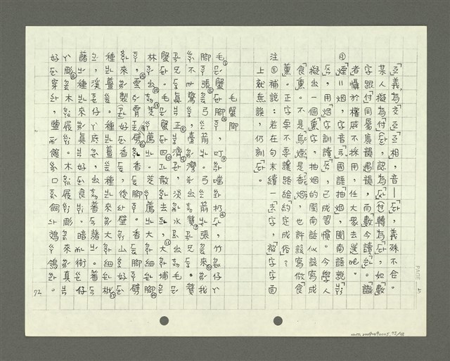 主要名稱：綜合閩南方言基本字典 緒言（影本）圖檔，第76張，共103張