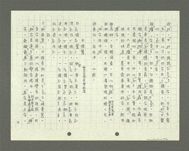 主要名稱：綜合閩南方言基本字典 緒言（影本）圖檔，第80張，共103張