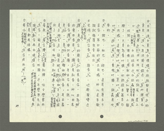 主要名稱：綜合閩南方言基本字典 緒言（影本）圖檔，第88張，共103張