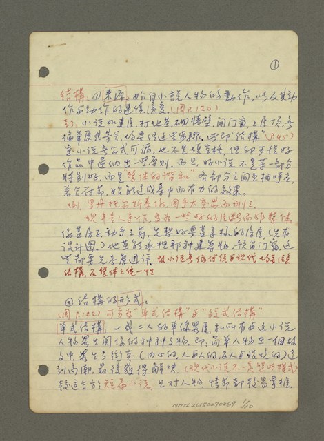 主要名稱：無題名：結構1來源始自小說人物的動作……圖檔，第1張，共10張