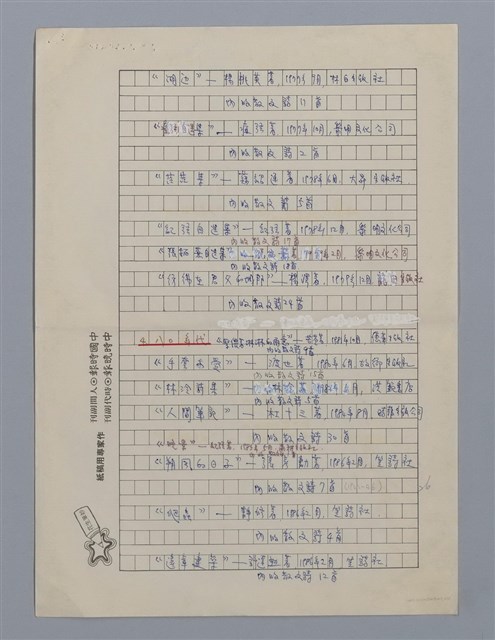 主要名稱：台灣散文詩60年/劃一題名：閱讀台灣散文詩圖檔，第6張，共29張